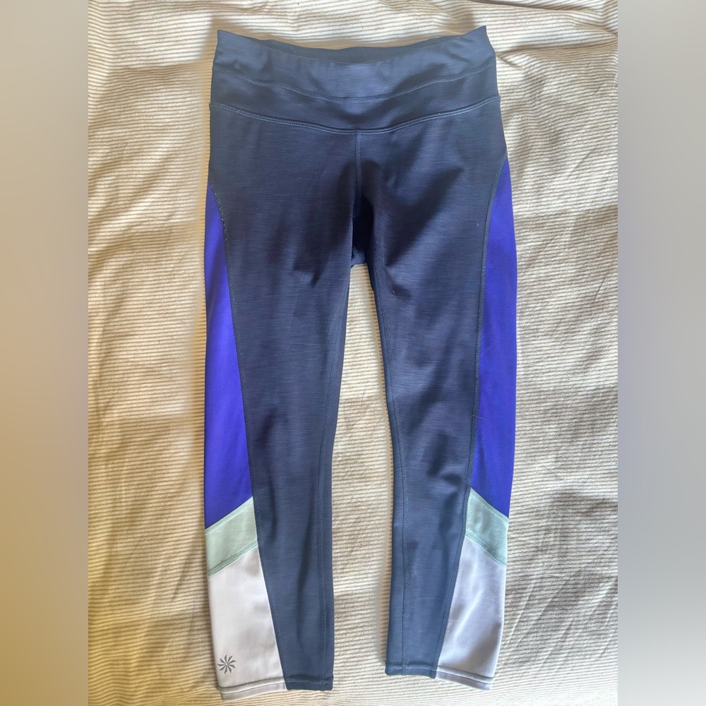 Athleta 3/4 Length High Compression Workout Leggings